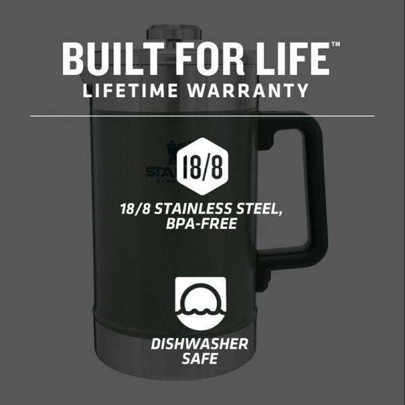 Stanley Classic Stay Hot French Press | 48 OZ Coffee & Tea | Danmark_S1631