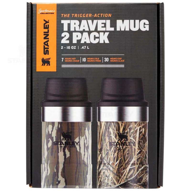 Stanley Classic Trigger-Action Travel Mug Twin Pack | 16 OZ Coffee & Tea | Danmark_S1264