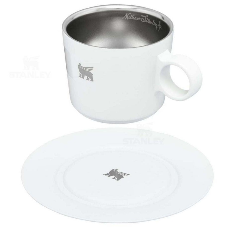 Stanley The DayBreak Cappuccino Cup & Stillness Saucer | 6.5 OZ Coffee & Tea | Danmark_S1686