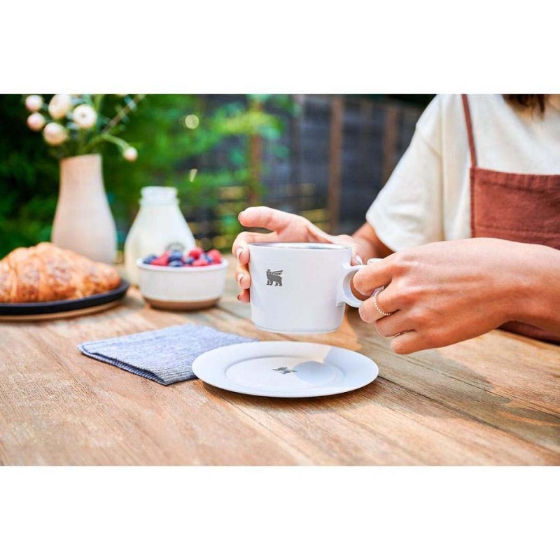 Stanley The DayBreak Cappuccino Cup & Stillness Saucer | 6.5 OZ Coffee & Tea | Danmark_S1686