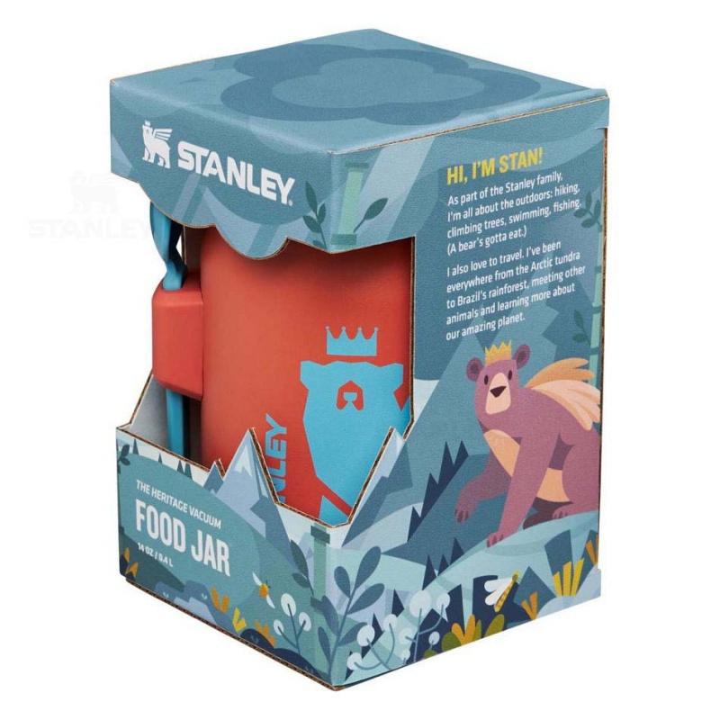 Stanley The Wild Imagination Mad Jar + Spork | 14 OZ Lunch Boxes | Danmark_S2392