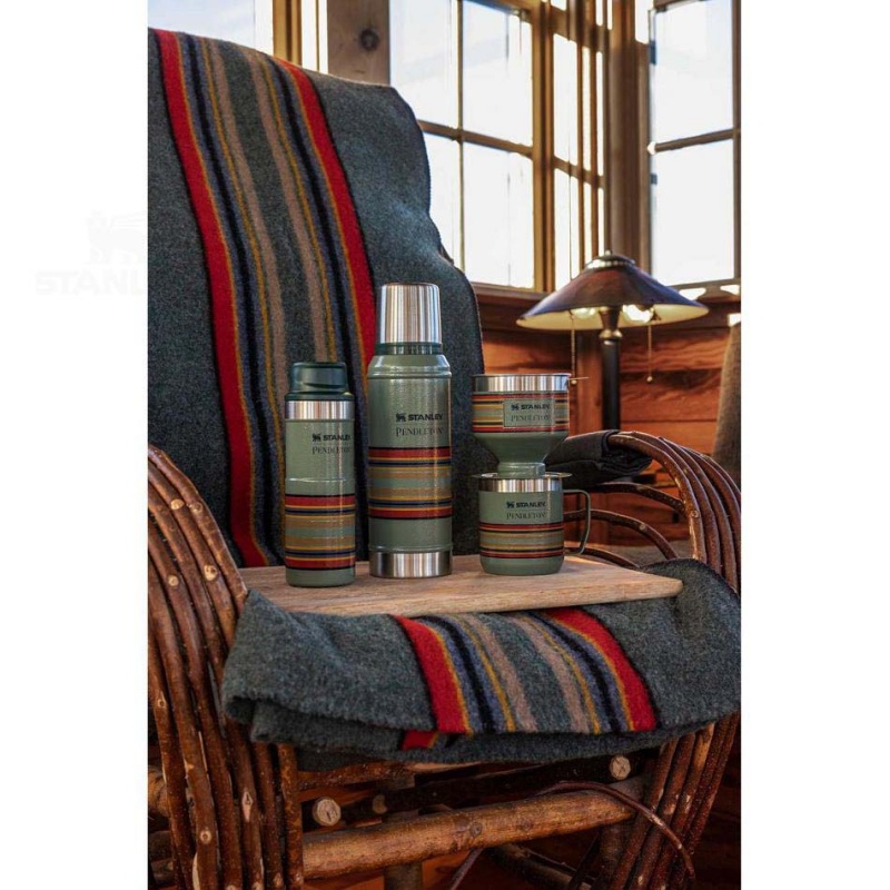 Stanley x Pendleton Trigger-Action Travel Mug | 16 OZ Coffee & Tea | Danmark_S1616