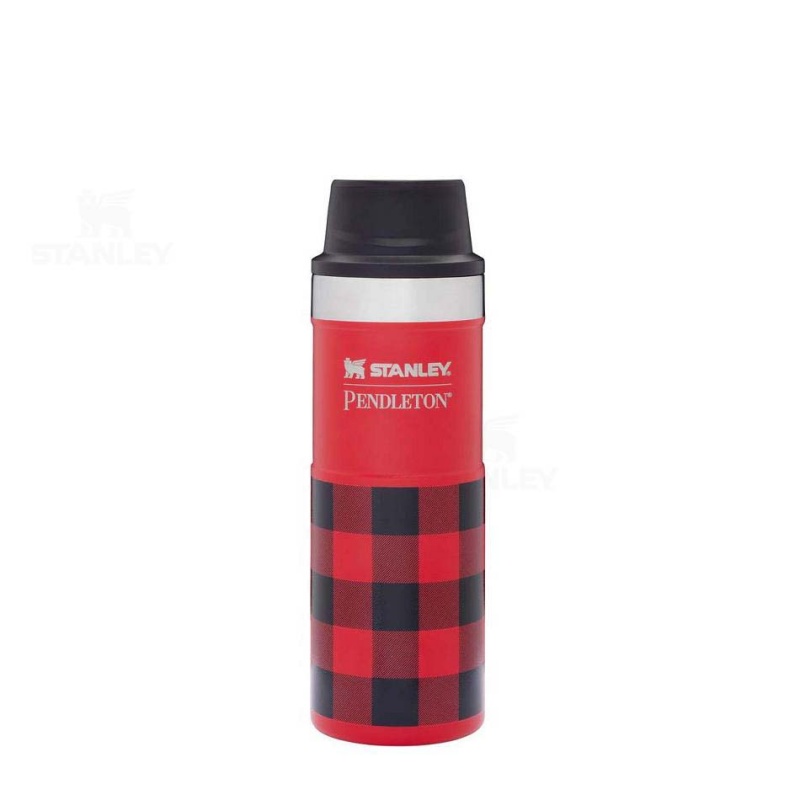 Stanley x Pendleton Trigger-Action Travel Mug | 16 OZ Coffee & Tea | Danmark_S1452